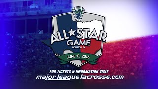 Watch the 2015 MLL AllStar Game LIVE  7pm ET on CBS Sports Network [upl. by Rozelle632]