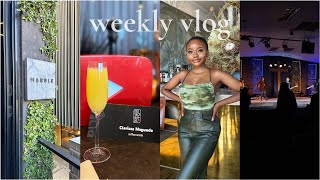 ♡ weekly vlog  youtube black luncheon my first driving lesson dischem haul amp finally LASHES [upl. by Simdars]