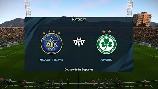 Maccabi Tel Aviv vs Omonia Nicosia 09072024 Club Friendlies PES 2021 [upl. by Nyliram]