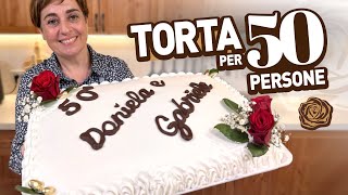 TORTA DA CERIMONIA PER 50 PERSONE Ricetta Facile  Fatto in Casa da Benedetta [upl. by Aggappora760]