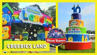 CBeebies Land Alton Towers Full Tour  All Rides amp Shows  10 Years Celebration  2024 [upl. by Keppel199]