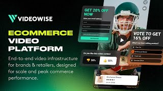 Videowise  eCommerce Video Platform Shoppable Video Video Quiz Shopify Video CommerceCloud Video [upl. by Elatnahc718]