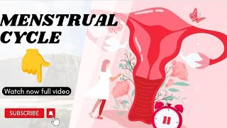 Menstrual cycle  Periods  sign and symptomsEducation [upl. by Akyre]