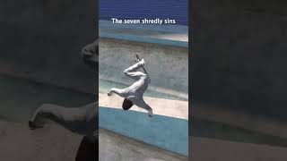 The seven shredly sins skate3 skateboarding music [upl. by Edward]