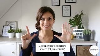 7x tips voor een goede speech [upl. by Selle]