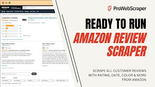 Ready To Run Amazon Review Scraper [upl. by Nylaehs]