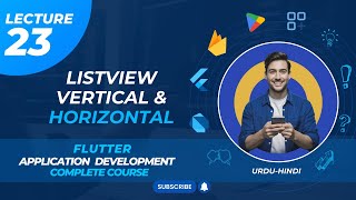 List Data Using Horizontal amp Vertical ListView Builder In Flutter  Get knowledge [upl. by Chaing482]