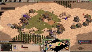 Age of empires 2 de Portugese vs Magyars cheaper knights [upl. by Aicenaj892]