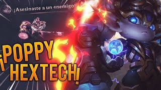 ¡Poppy Hextech Nuevo Skin  Terrible Equipo Desertor  Poppy Hextech Pbe S8 [upl. by Seagrave]