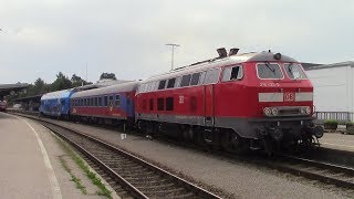 218 426 mit einem BTE Barwagen und Bahnlandbayern Stwg in Kempten [upl. by Farmer645]