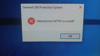 Internal error 07101 occurred in wilcom E42  Senitel LDK protection system [upl. by Bertie]