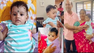 বাড়িতে ছোট্ট দুর্গা এলো Baby adoption Baby Girl Adoption [upl. by Reppiks]