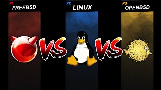 Linux vs OpenBSD vs FreeBSD [upl. by Cecil]