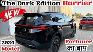 New Tata Harrier Facelift 2024  The Dark Edition  harrier Pure plus s dark edition  harrier 2024 [upl. by Yenattirb]