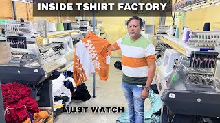 Tshirt Factory  Premium knitted tshirt  TShirt Wholesale [upl. by Meeharbi]