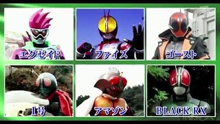 All Kamen Rider Henshin  Ichigo to Build [upl. by Hugo]