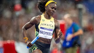 Junelle Bromfield The Jamaican Sprinter Making Waves on the World Stage [upl. by Besnard]