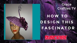 HOW TO ADD DECORATIONDESIGNS TO YOUR FASCINATOR DIY FASCINATORLOVERS VIRAL TWO IN ONE MOULD HAT [upl. by Aisatna]