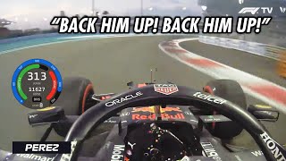 Perez being the best F1 teammate in Abu Dhabi [upl. by Ellebanna]