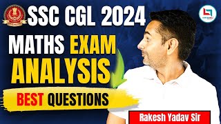 SSC CGL Analysis 2024  SSC CGL 10 Sept Shift1 Complete Analysis1  Rakesh Yadav Sir cglpre2024 [upl. by Von37]