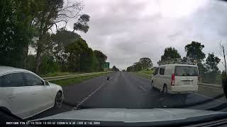 Audi Car lose Tyre of Rim on Freeway [upl. by Majka]