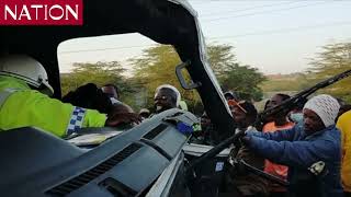 Two trapped scores injured in Mombasa Road accident [upl. by Prosser]