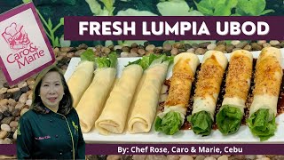 Fresh Lumpia Ubod [upl. by Lletram]