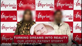 Imprimis IVF Happy Patients Testimonial  Pregnancy after 8 Years of Marriage [upl. by Agnew]