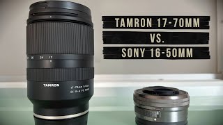 Tamron 1770 mm 28 vs Sony 1650 mm Kit Lens  Real World APSC Test [upl. by Grounds]