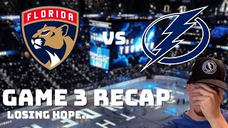 No Confidence Florida Panthers vs Tampa Bay Lightning Game 3 Recap  042524 [upl. by Ahsehat]