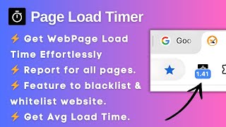 PageLoadTimer How to get the web page load time effortlessly  Free Tool [upl. by Lombardi86]