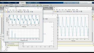 FFT Filtering Noise from Signals Waveform and Amplitude Spectrum Matlab Code [upl. by Baiss]