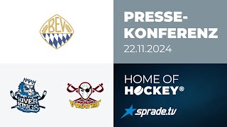 22112024  Pressekonferenz  HC Landsberg Riverkings vs ESV Buchloe [upl. by Norword342]