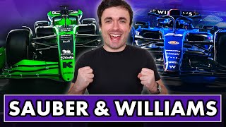 Our reaction to Sauber’s EXCITING new 2024 livery and Williams [upl. by Eilsew]