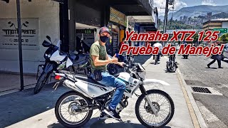 Yamaha XTZ 125 Prueba de Manejo  Review  Medina Motors [upl. by Ellmyer]