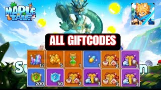 Maple Tale amp All 11 Giftcodes  11 Free Codes Maple Tale  How to Redeem Code [upl. by Saudra765]