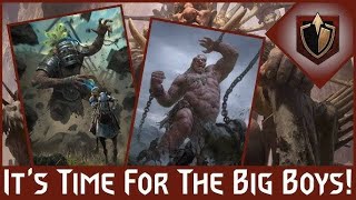 Gwent  Witchers Card Game Gameplay  New Ogroid Deck vs Nilfgaard deck  Over 100 Points  PvP [upl. by Irving]