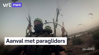 Hamas toont beelden van voorbereide aanval op festival in Israël met paragliders [upl. by Summons]