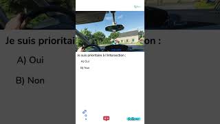 Suisje prioritaire à cette intersection  codedelaroute automobile sécuritéroutière [upl. by Brottman]
