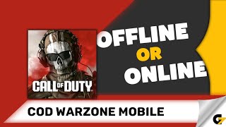 COD Warzone Mobile game offline or online [upl. by Yliah]