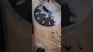 Part 1 Zegar z żywicy epoksydowej clock demolding handmade epoxy artist for you [upl. by Heddy679]