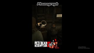 Phonograph 💽💽  Red Dead Redemption 2 rdr2 rdr2gameplay rdr2short gaming rdr2secret [upl. by Eecak]