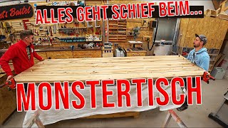 ALLES geht schief beim MONSTERTISCH Bauen mit Lets Bastel [upl. by Iblok]