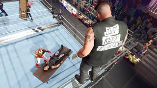 4 RAW WRESTLERS vs 4 SMACKDOWN WRESTLERS PRIZE [upl. by Yttisahc643]