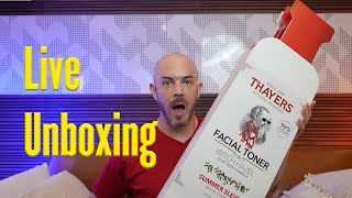 Thayers Skincare Huge Unboxing  Dermatologist [upl. by Noret]