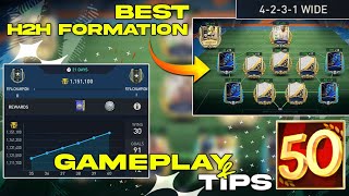 The Best H2H Formation 4231Wide  Gameplay amp Tips  Fifa Mobile 23 [upl. by Tinor]