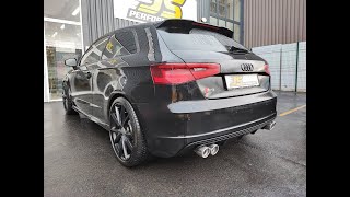 Silencieux sport surmesure Audi S3 8v by JS PERFORMANCE [upl. by Encratia]