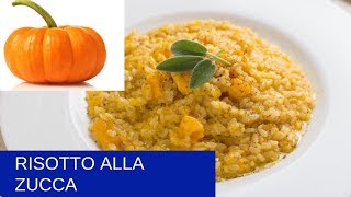 Risotto alla Zucca senza brodo vegetale e senza cipolla [upl. by Anallise815]