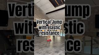 Vertical Jump with elastic resistance Sauts Verticaux avec résistance élastique [upl. by Akinnej84]