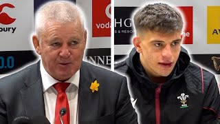 Warren Gatland and Dafydd Jenkins  Ireland 317 Wales  Six Nations 2024 [upl. by Delinda]